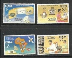 Album Tesori Kenya Scott# 380-383 Telecom '86 come Nuovo Vlh