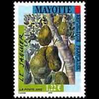 MAYOTTE 2002 - Scott# 183 Breadfruit Set of 1 NH