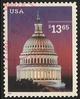 US 2002 Sc 3648  $13.65 US Capitol Dome Used VF