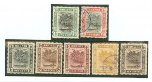 Brunei #13/15/43/44/47/49/54 Used Single