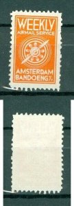 Netherlands. Poster Stamp MNG. Bandoeng.Netherl-Indies Postal Service. Weekly