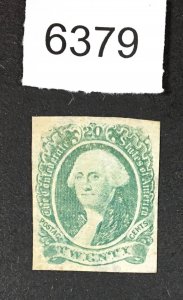 MOMEN: US STAMPS CSA # 13 UNUSED NO GUM LOT #L 6379