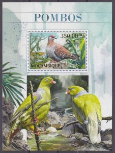 2016 Mozambique 8933/B1226 Birds - Doves 20,00 €