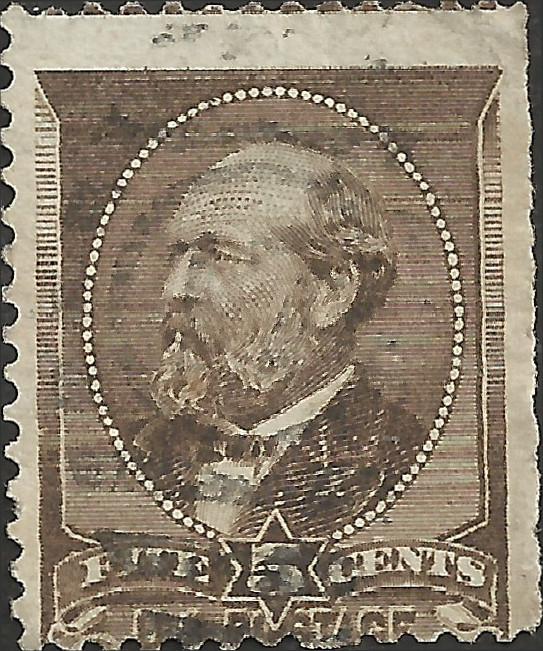 # 205 Yellow Brown Used FAULT James A. Garfield