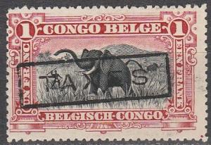 Belgian Congo #54  F-VF Used CV $3.75  (A15536)