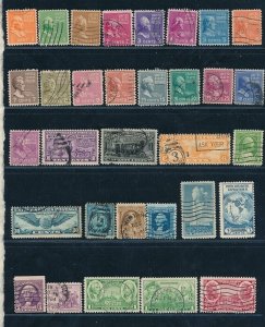 D397135 USA Nice selection of VFU Used stamps