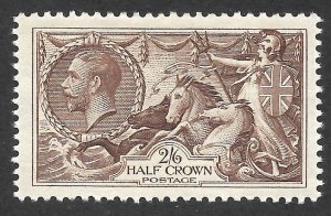 Doyle's_Stamps: MH 1934  2/6 Britannia Rules the Waves Scott #222*