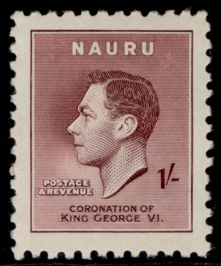 NAURU GVI SG43, 1s brown-lake, M MINT.