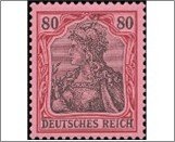 German Reich 1905 Used MI93I Germania, inscr DEUTSCHES REICH” 80 G*STOCK IMAGE*