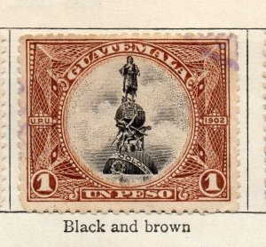 Guatemala 1902 Early Issue Fine Used 1P. NW-217053