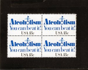 1927 Alcoholism, MNH blk/4