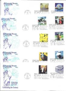 3189a-o Celebrate the Century 1970s 15 Artmaster FDCs