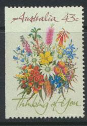 SG 1231  SC# 1164b  Used  left margin imperf Wildflowers 