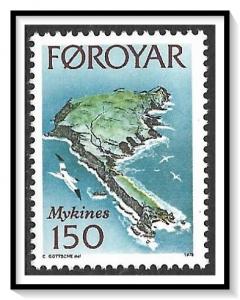 Faroe Islands #34 Mykines Island MNH