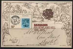 BARBADOS  494  MNH SOUVENIR SHEET