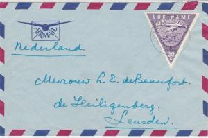 Suriname Airmail Stamps Cover ref 22354