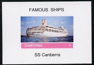 Chartonia (Fantasy) Famous Ships - SS Canberra imperf del...