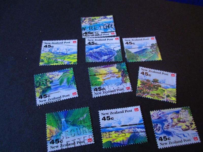 New Zealand #1116-25 Used - WDWPhilatelic 