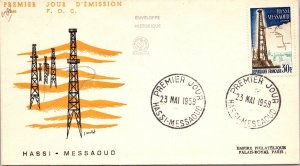 France FDC 1959 - Hassi-Messaoud - F28833