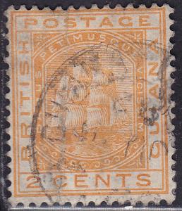 Br Guiana 73 USED 1876 Seal of the Colony