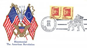 BICENTENNIAL THE AMERICAN REVOLUTION CANCELLED FLORIDA FEDERATION OF STAMP CLUBS