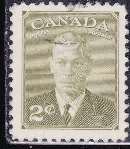 Canada 305 King George VI with Postes-Postage 1951