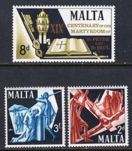 Malta 364-366 MNH VF