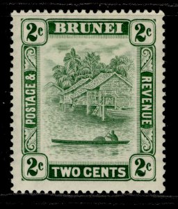 BRUNEI GV SG62, 2c green, M MINT. 