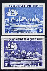 St Pierre & Miquelon 1971 Fisheries Protection Vessel...