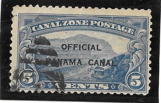 Canal Zone Scott #O3 Used 5c Official  2016 CV $25.00+