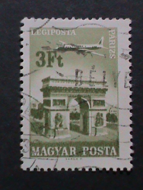 ​HUNGARY-AIRMAIL PLANE OVER HUNGARY  USED STAMPS VF WE SHIP TO WORLD WIDE