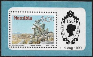 Namibia #665a Mint Never Hinged Souvenir Sheet - Sights of Namibia