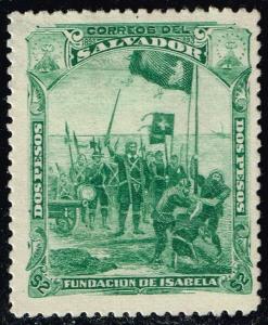 El Salvador #86 Founding City of Isabella; Unused (0.75)