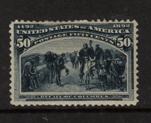 USA #240 Mint Fine Original Gum Hinged 