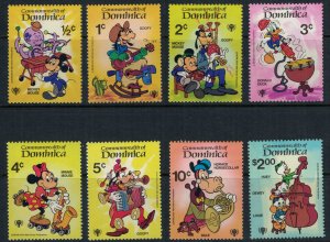 Dominica #644-53* NH CV $8.00 Disney complete set with Souvenir sheet