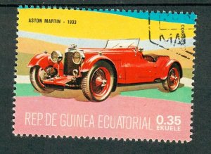 Equatorial Guinea Aston Martin Vintage Car used CTO single