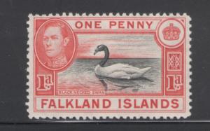 Falkland Islands 1938 King George VI 1p Scott # 85 MNH