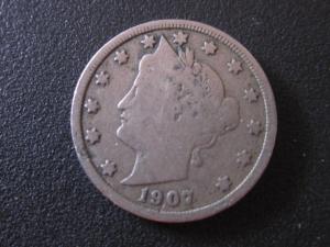 1907 u.s. nickel