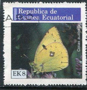 Equatorial Guinea 1976 BUTTERFLIES 1 value Perforated Fine Used VF