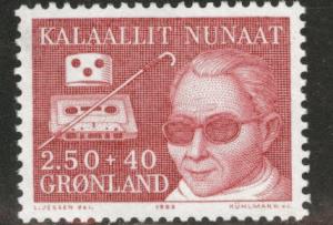 GREENLAND Scott B11 MNH** 1983 Blind Man stamp CV$1.40