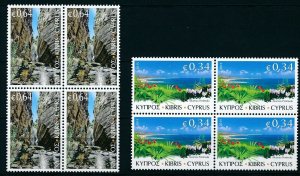 [I1914] Cyprus 2015 Landscapes good set in bloc of 4 stamps very fine MNH