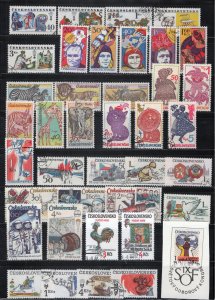 Czechoslovakia Used CTO Collection Full Sets Space Wildlife ZAYIX 0224M0075M