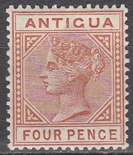 Antigua #16 F-VF Unused CV $2.75 (A6546)