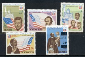Yemen Kingdom 1968 Mi#585-589 Struggle for Ethnic Equality MLH