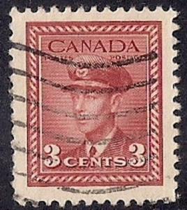 Canada #251 3 cent King George 6, VF used