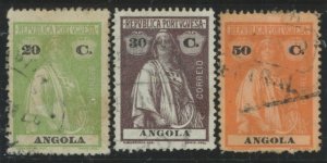 Angola #129/130/132 Used Single