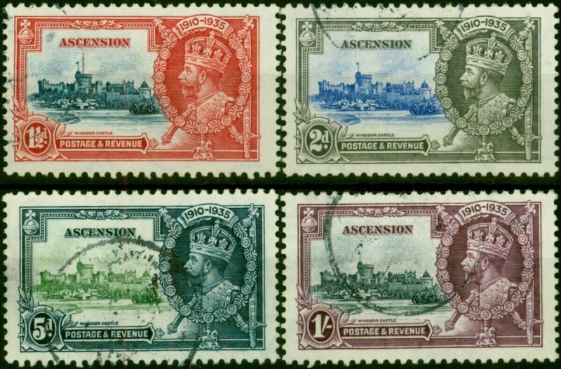 Ascension 1935 Jubilee Set of 4 SG31-34 Fine Used