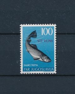 [47585] Yugoslavia 1954 Marine life Fish from set Overprint STT Vujna MNH