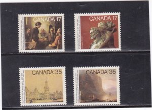 CANADA  SET  ACADEMY OF ARTS  # 849 - # 852      MNH (**)