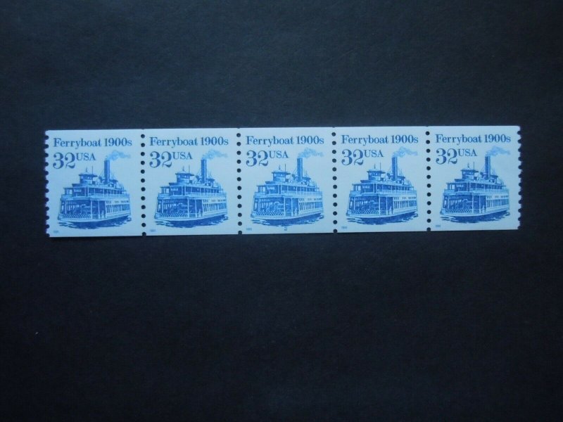 #2466 32c Ferryboat PNC5 Plate #2 MNH OG VF